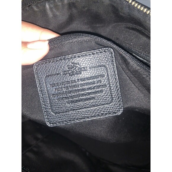 Women's Coach bag  Ava Chain Tote Signature Canvas in Brown/Black Authentic - Picture 5 of 15